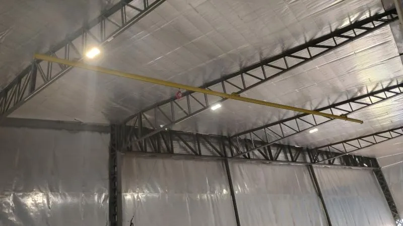 Inspeção de linha de vida rígida