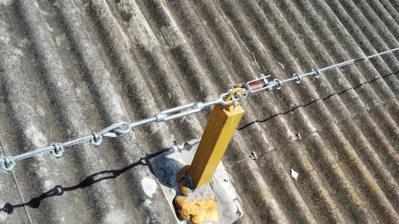 Inspeção técnica de linha de vida