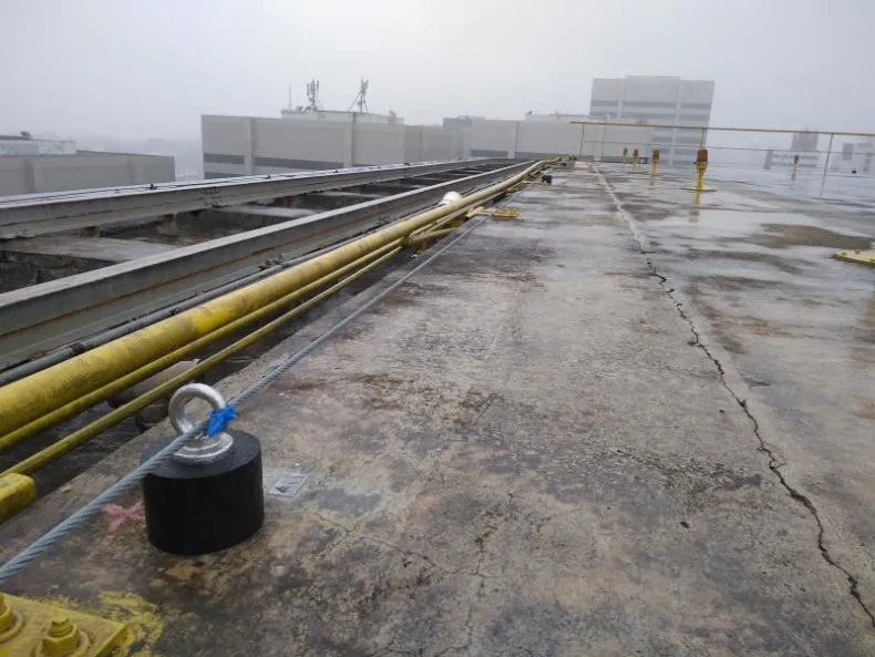 Instalação de linha de vida em São Paulo