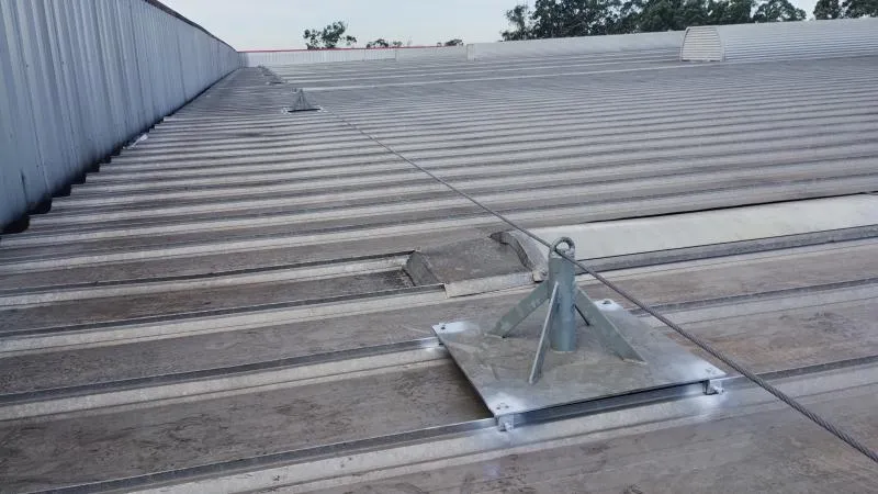 Instalação de linha de vida em telhados em São Bernardo do Campo