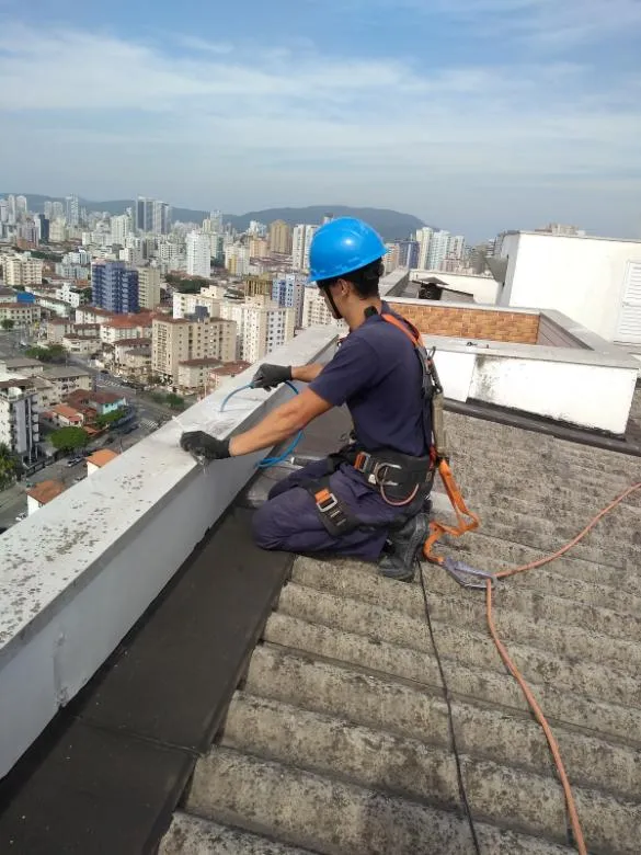 Instalação de pontos de ancoragem