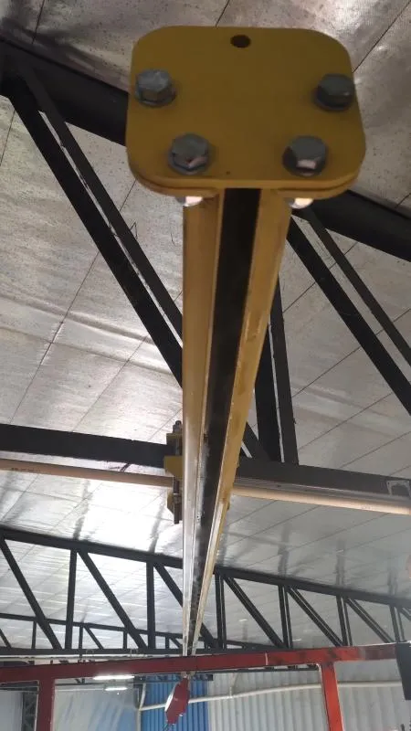 Manutenção de linha de vida rígida