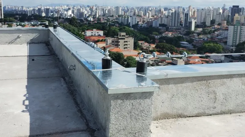 Ponto de ancoragem para linha de vida em São Bernardo do Campo