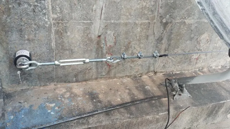 Projeto de linha de vida horizontal