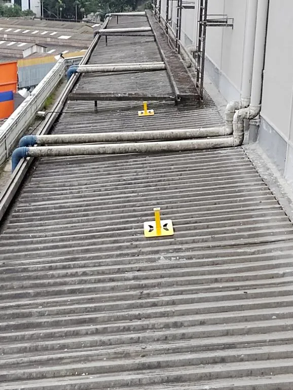 Segurança em altura para galpões industriais