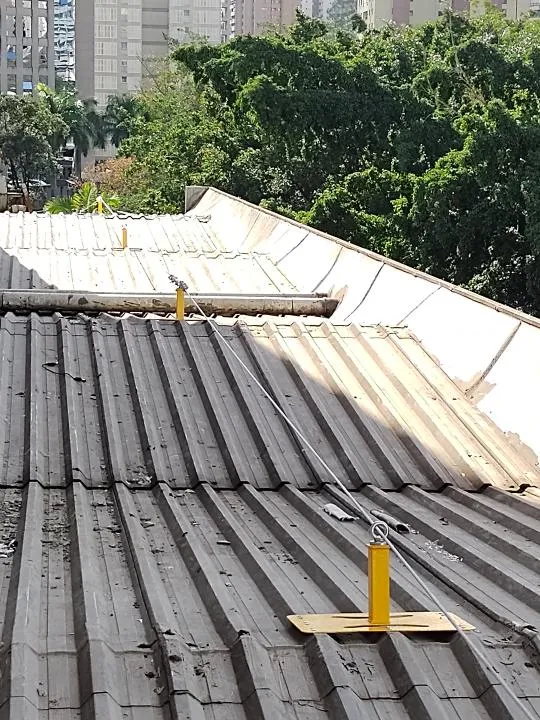 Segurança em altura para telhados em São Paulo