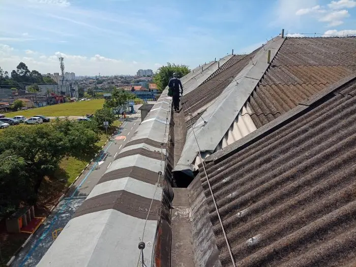 Serviço de inspeção de linha de vida em São Paulo