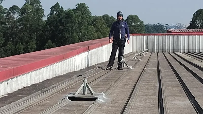 Sistema de ancoragem para trabalho em altura em São Paulo